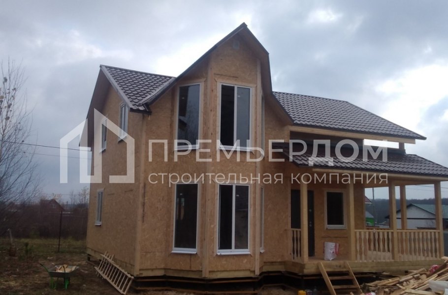 Фото со стройплощадок - Дом по проекту К-127