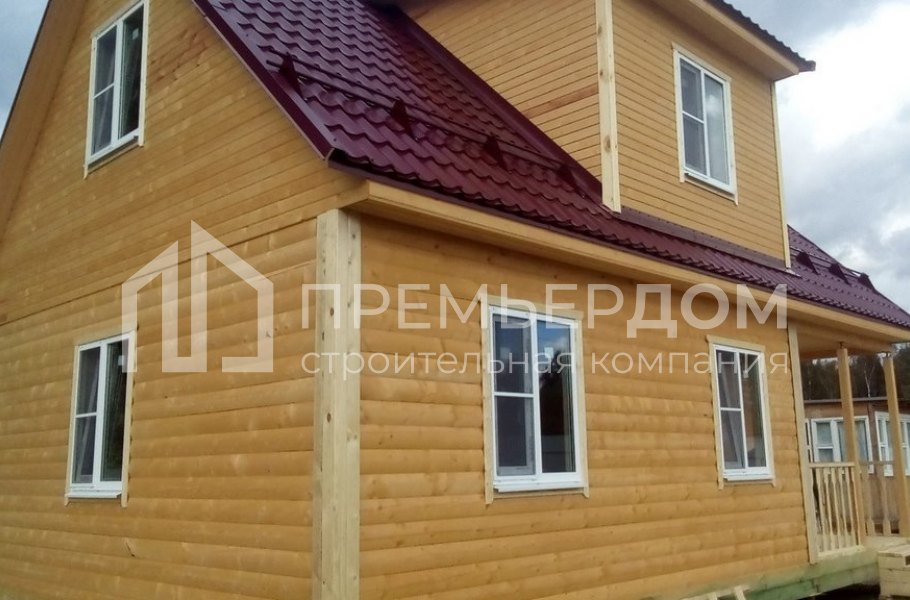 Фото со стройплощадок - Дом по проекту Д-35