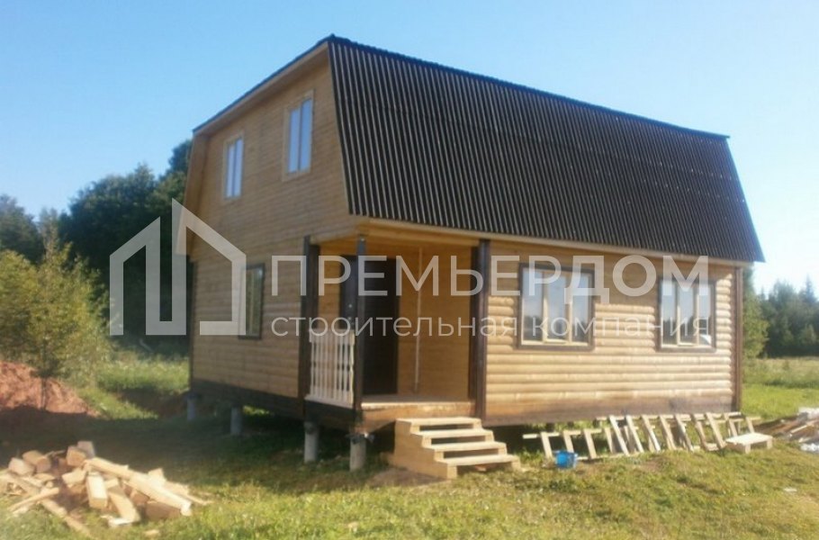 Фото со стройплощадок - Дом по проекту Д-36