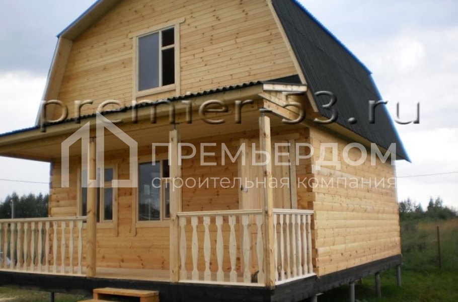 Фото со стройплощадок - Баня по проекту Б-9