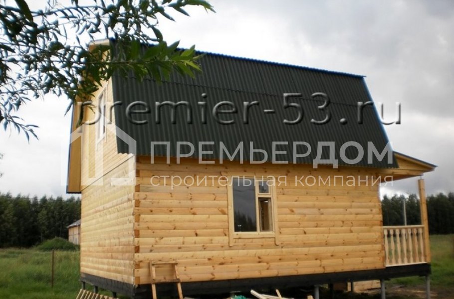 Фото со стройплощадок - Баня по проекту Б-9