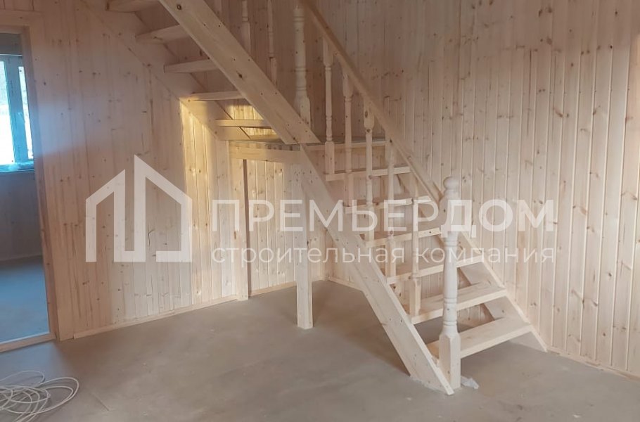 Фото со стройплощадок - Каркасный дом 8х8 м.