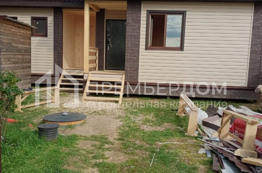 Фото со стройплощадок - Каркасная баня 4х10,5 м.