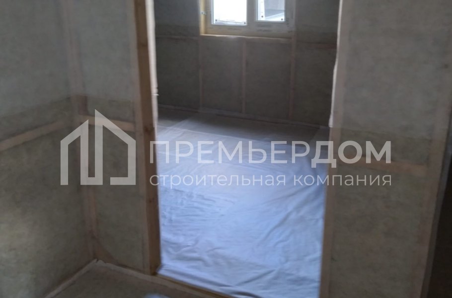 Фото со стройплощадок - Каркасный дом 9х10 м.