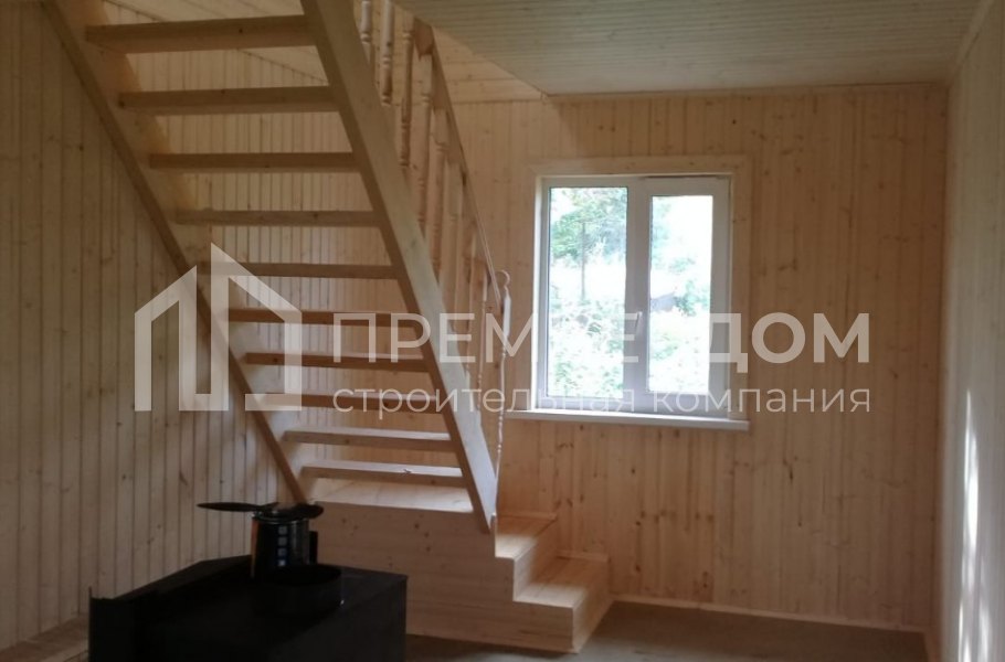 Фото со стройплощадок - Каркасный дом 6x6 м.