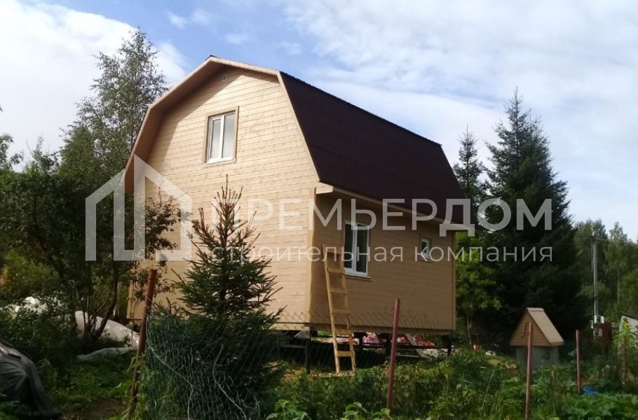 Фото со стройплощадок - Каркасный дом 6x6 м.