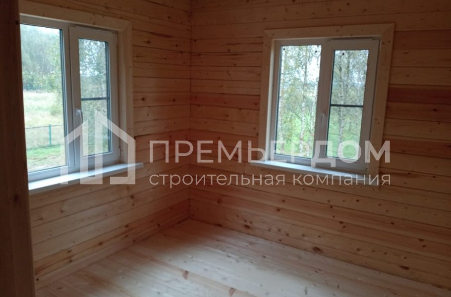 Фото со стройплощадок - Дом из бруса 9х11 м