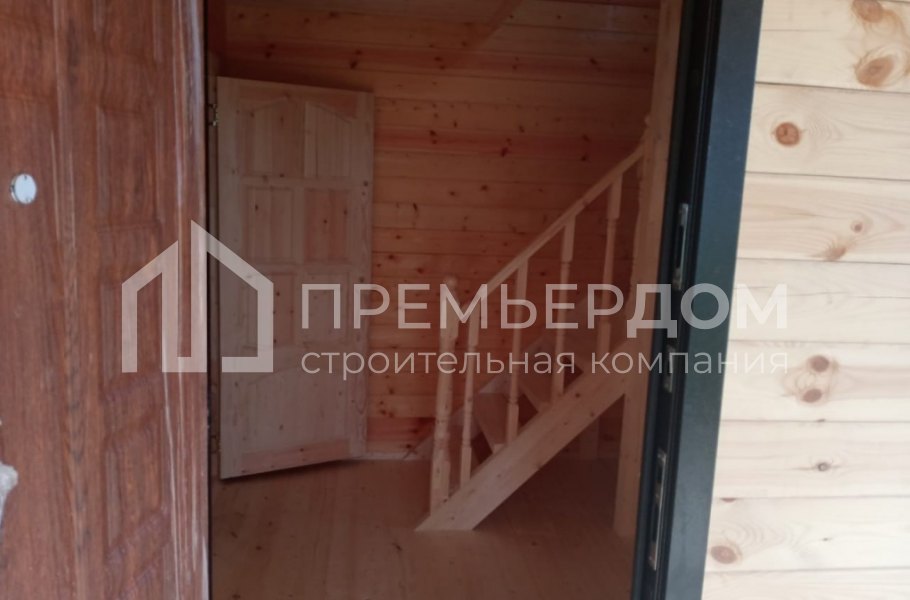 Фото со стройплощадок - Дом из бруса 9х11 м