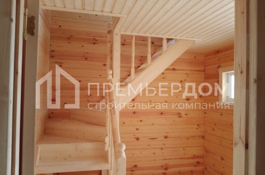 Фото со стройплощадок - Дом из бруса 9х11 м