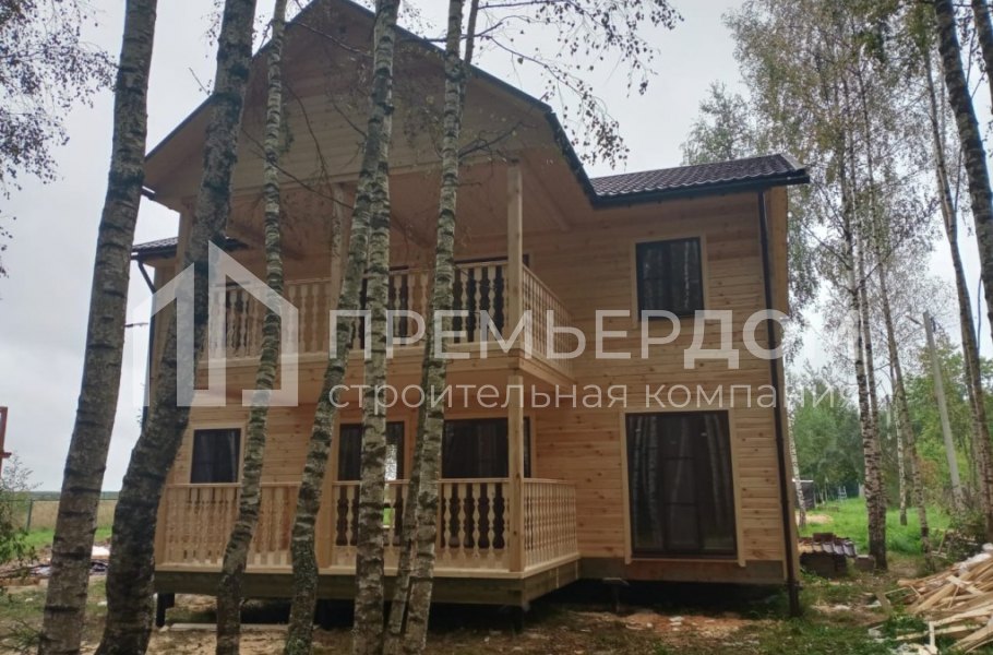 Фото со стройплощадок - Дом из бруса 9х11 м