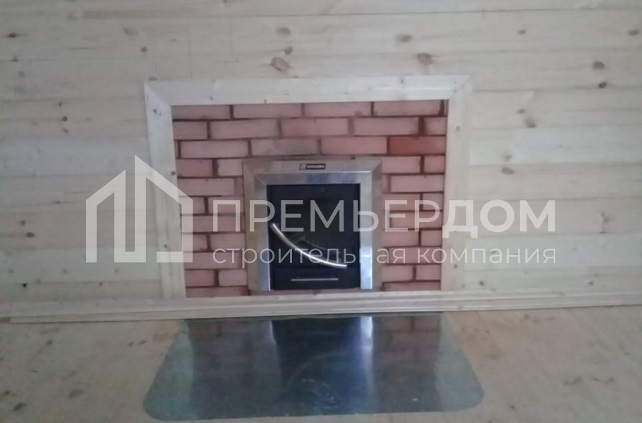 Фото со стройплощадок - Баня из бруса 6х6 м.