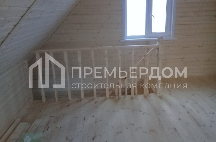 Фото со стройплощадок - Баня из бруса 6х6 м.