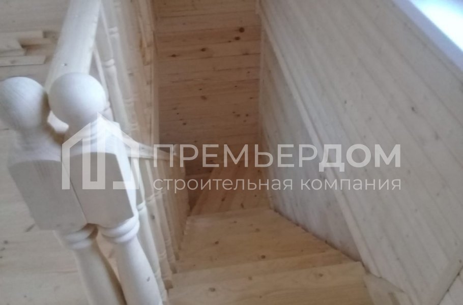 Фото со стройплощадок - Баня из бруса 6х6 м.