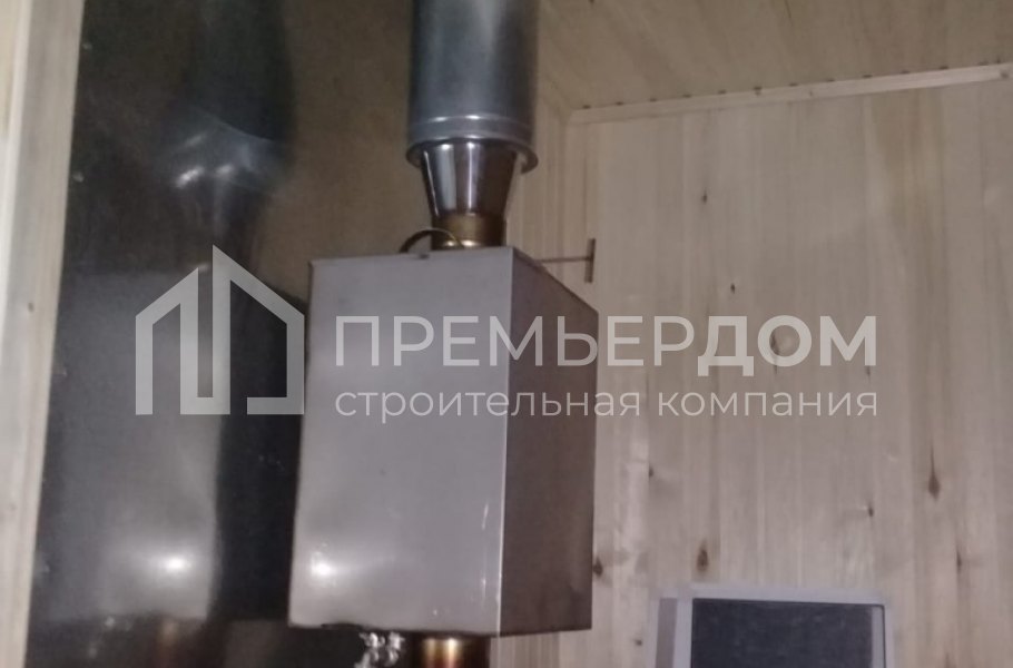 Фото со стройплощадок - Баня из бруса 6х6 м.