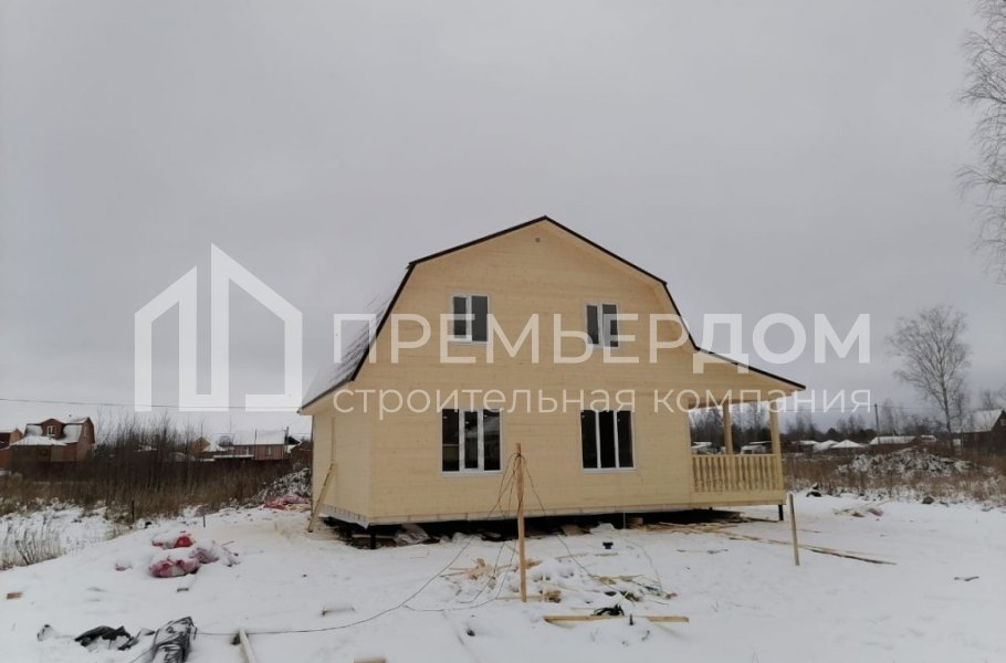 Фото со стройплощадок - Каркасный дом 9х11 м