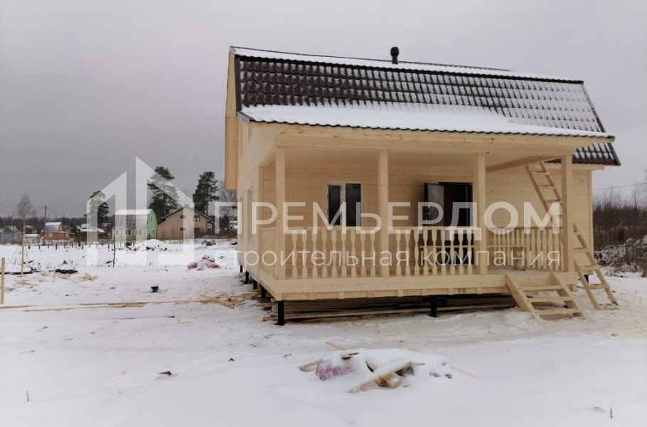 Фото со стройплощадок - Каркасный дом 9х11 м