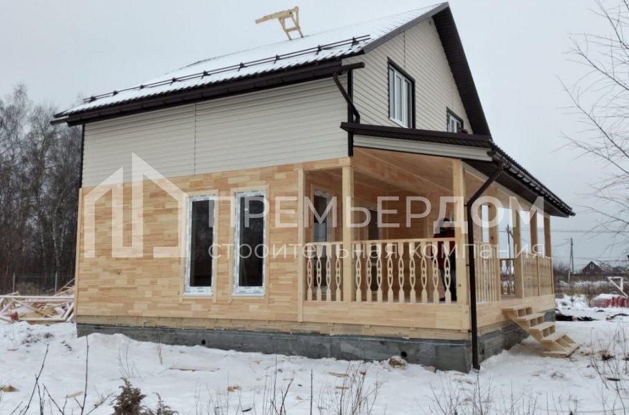 Фото со стройплощадок - Дом по проекту К-30