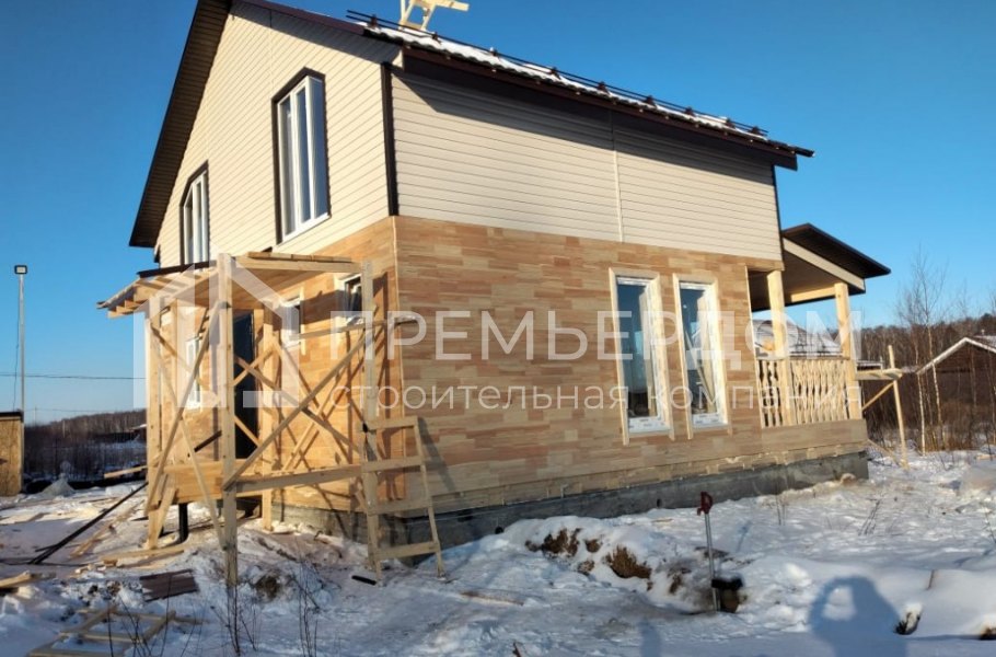 Фото со стройплощадок - Дом по проекту К-30