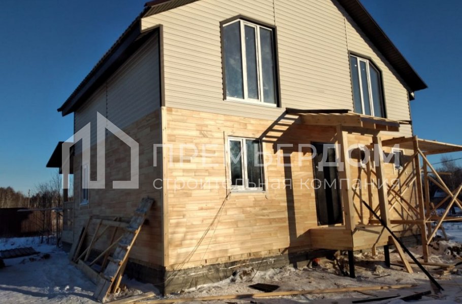 Фото со стройплощадок - Дом по проекту К-30