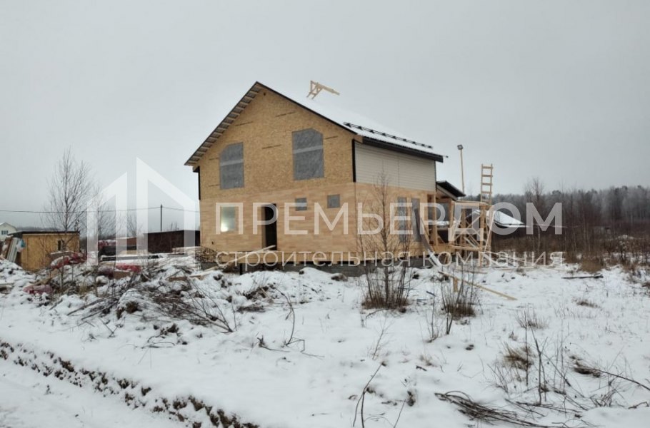 Фото со стройплощадок - Дом по проекту К-30