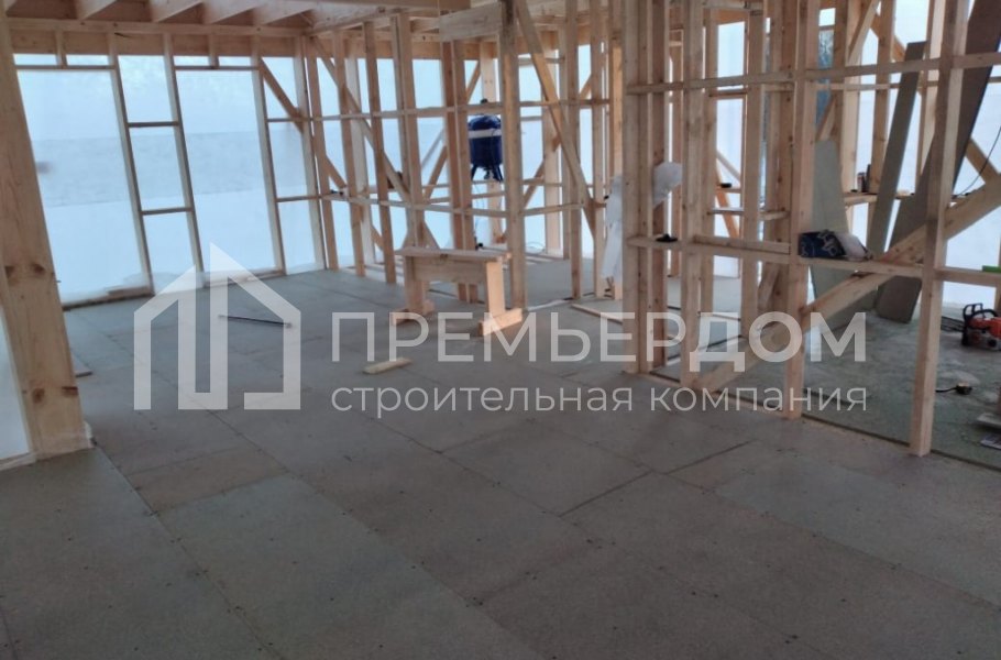 Фото со стройплощадок - Дом по проекту К-30