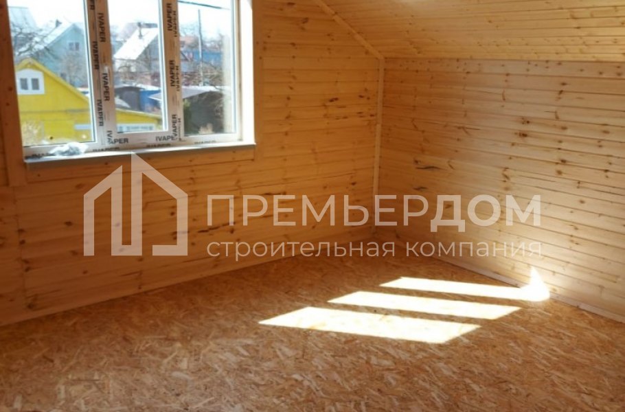 Фото со стройплощадок - Каркасный дом 8х8 м.