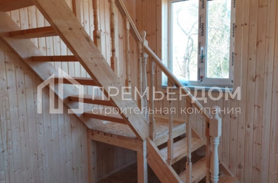 Фото со стройплощадок - Каркасный дом 8х8 м.