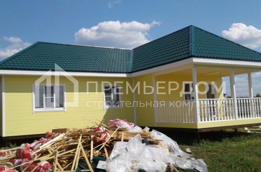 Фото со стройплощадок - Каркасный дом 10х12 м.