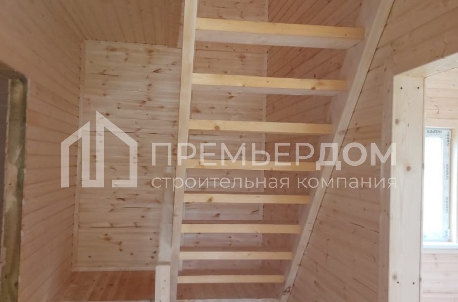 Фото со стройплощадок - Каркасный дом 8х8.5 м.