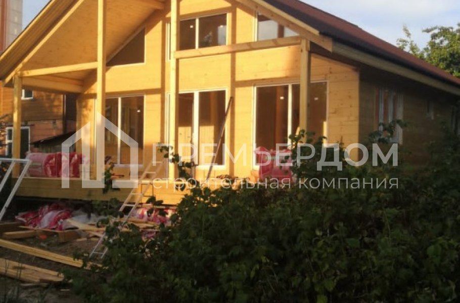 Фото со стройплощадок - Дом по проекту К-25