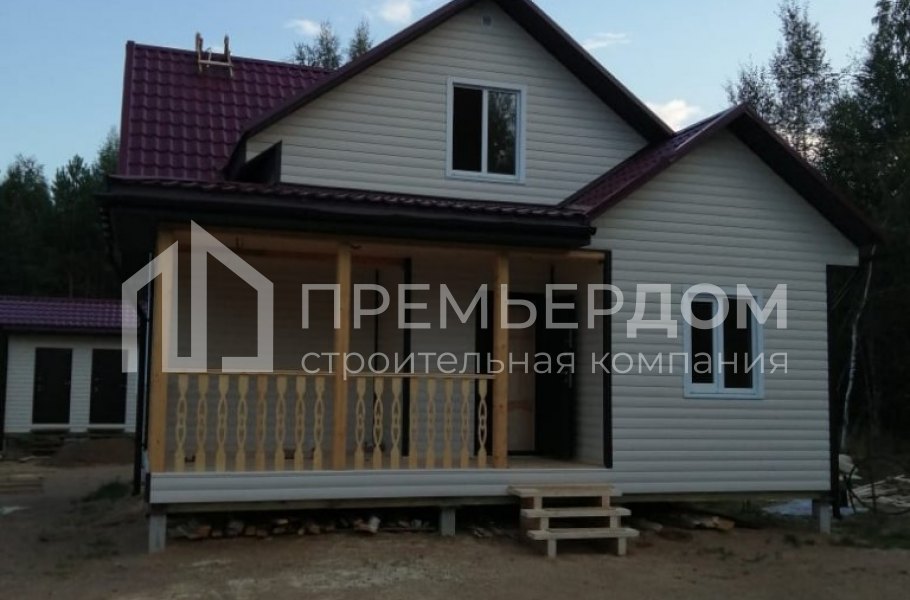 Фото со стройплощадок - Дом по проекту К-116 и баня