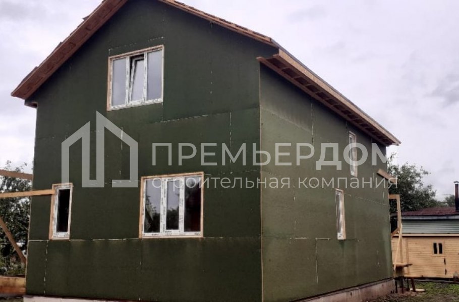 Фото со стройплощадок - Дом по проекту К-22