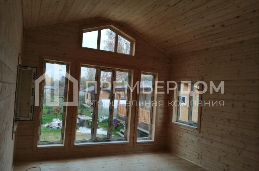 Фото со стройплощадок - Каркасный дом 10×10 м.