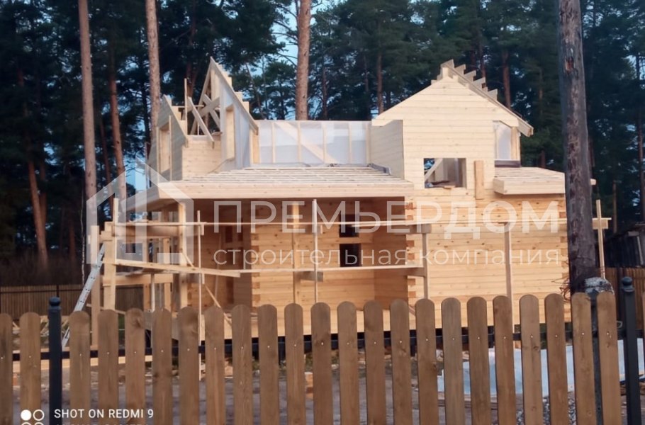 Фото со стройплощадок - Дом по проекту Д-88