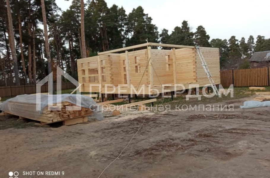 Фото со стройплощадок - Дом по проекту Д-88