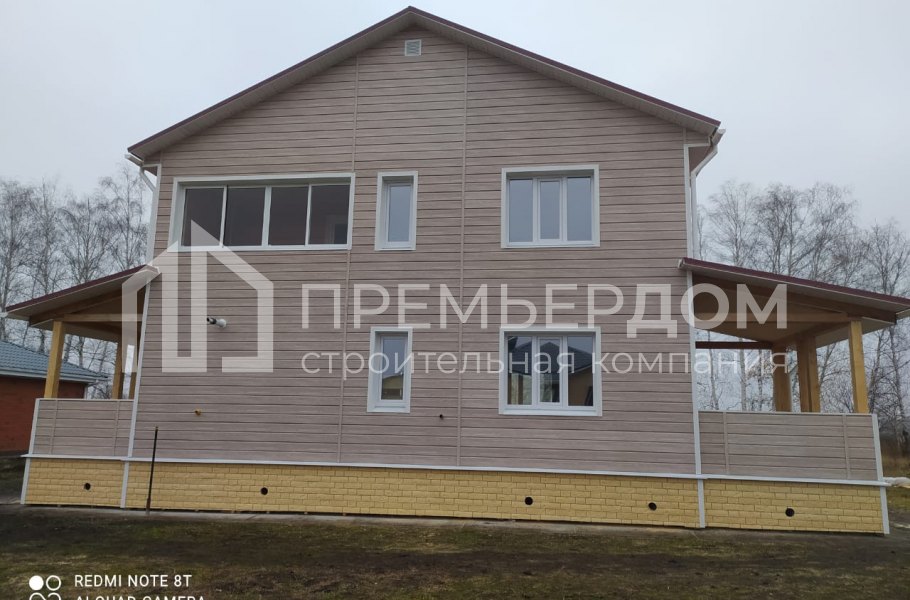 Фото со стройплощадок - Отделка дома (Проект Д-63)