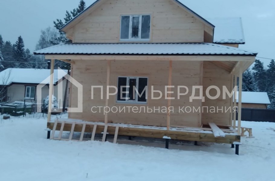 Фото со стройплощадок - Дом по проекту К-22