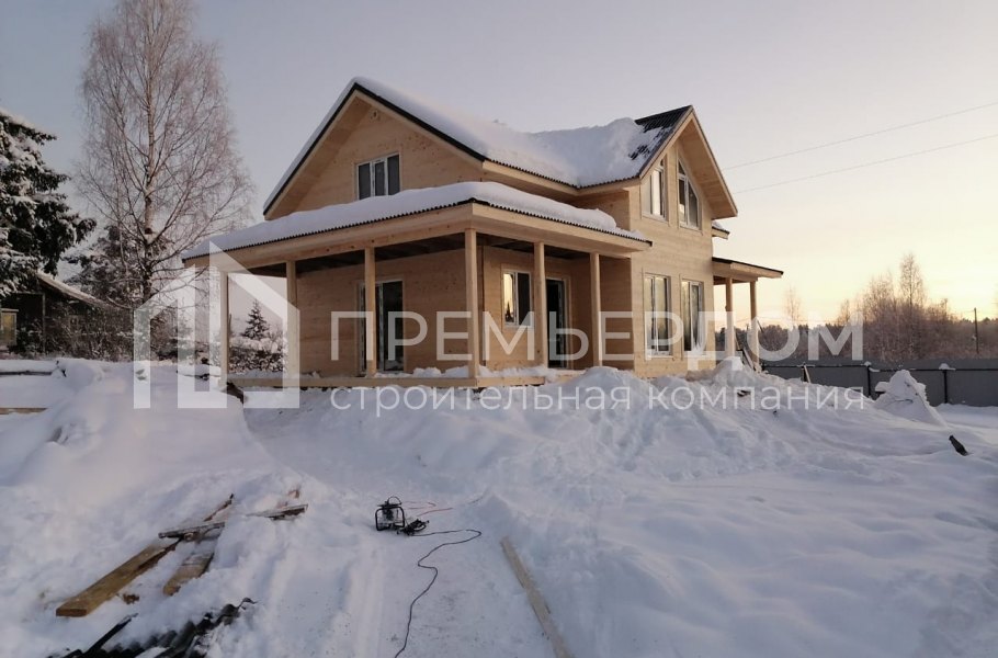 Фото со стройплощадок - Дом по проекту К-22