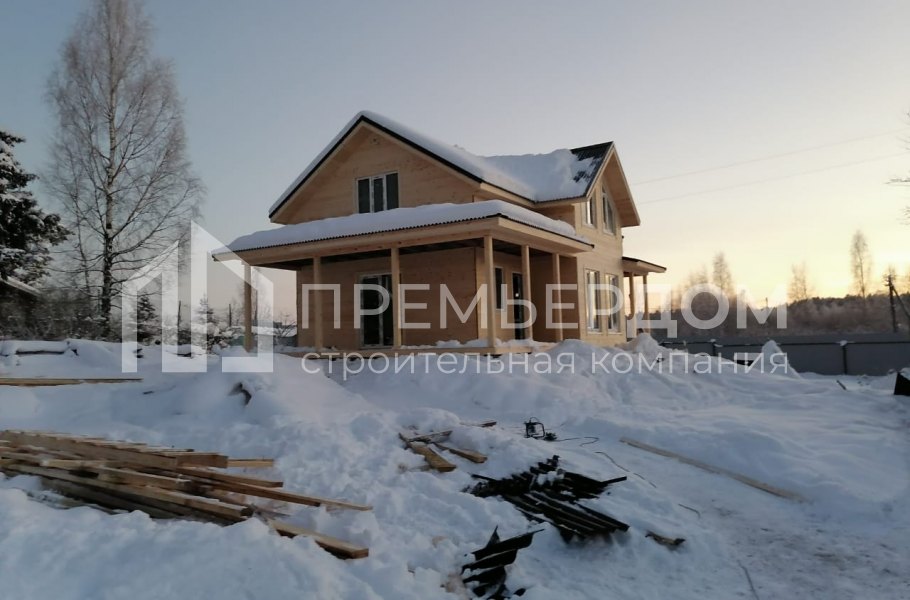 Фото со стройплощадок - Дом по проекту К-22