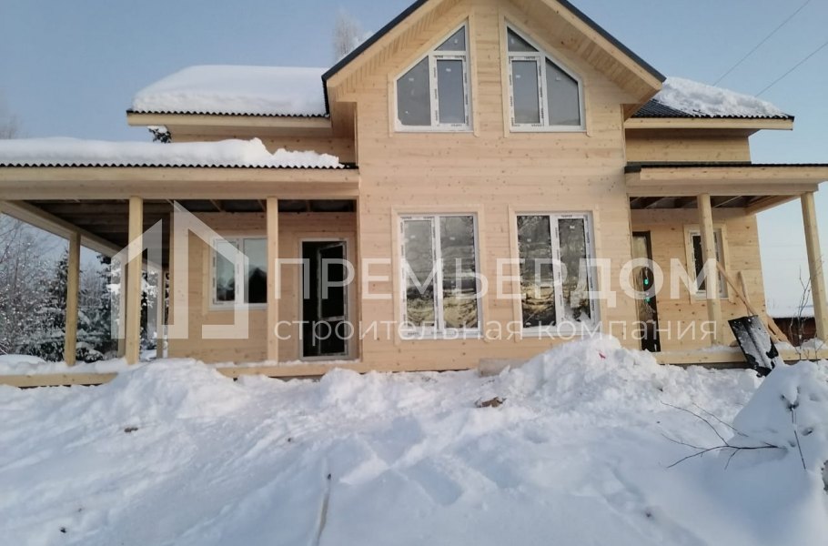 Фото со стройплощадок - Дом по проекту К-22