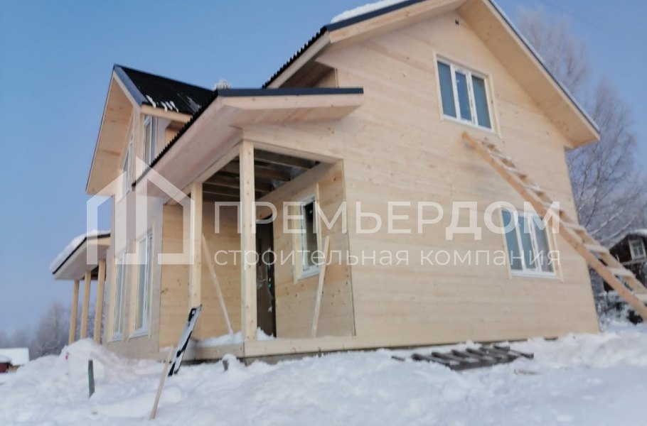 Фото со стройплощадок - Дом по проекту К-22