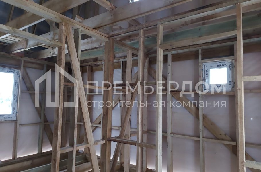 Фото со стройплощадок - Дом по проекту К-10