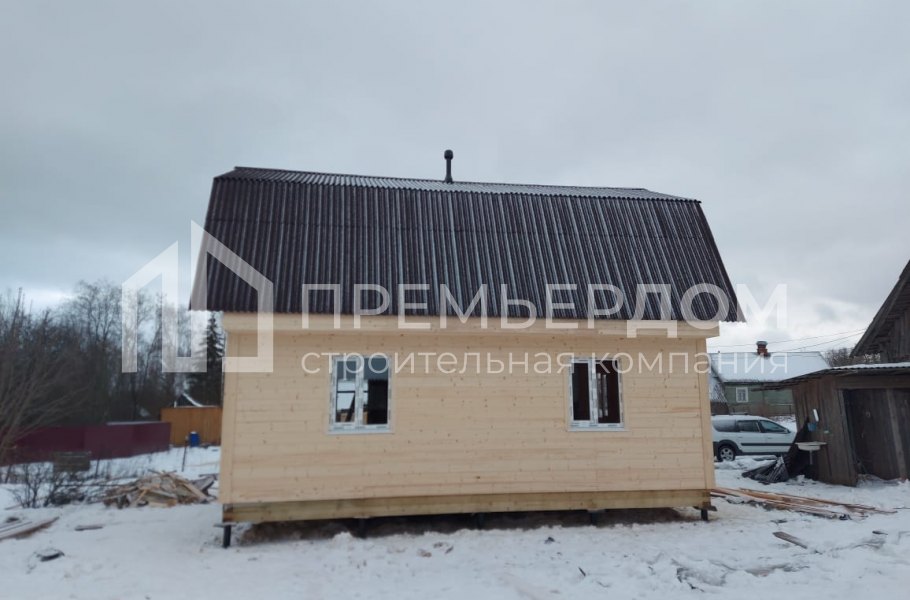 Фото со стройплощадок - Дом по проекту А-53