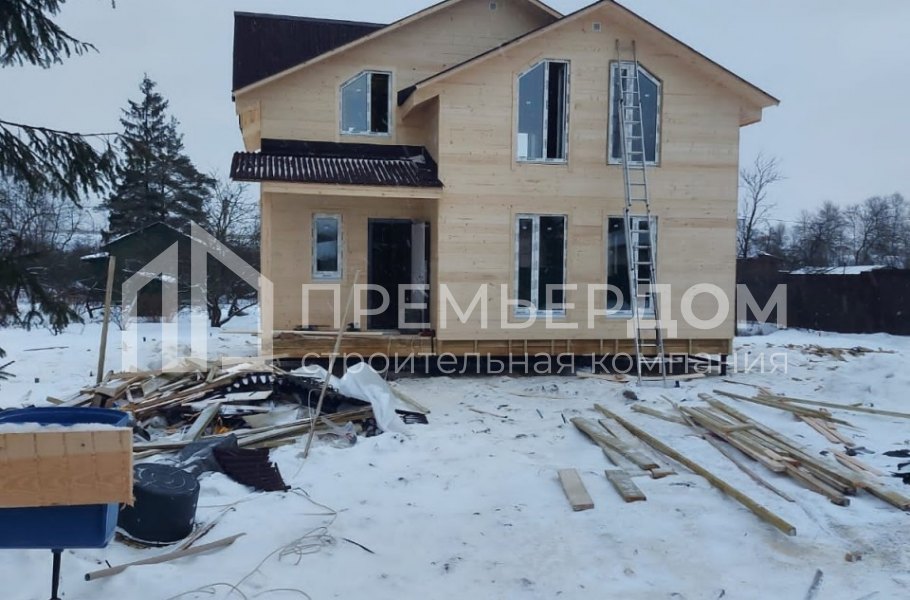 Фото со стройплощадок - Дом по проекту К-10