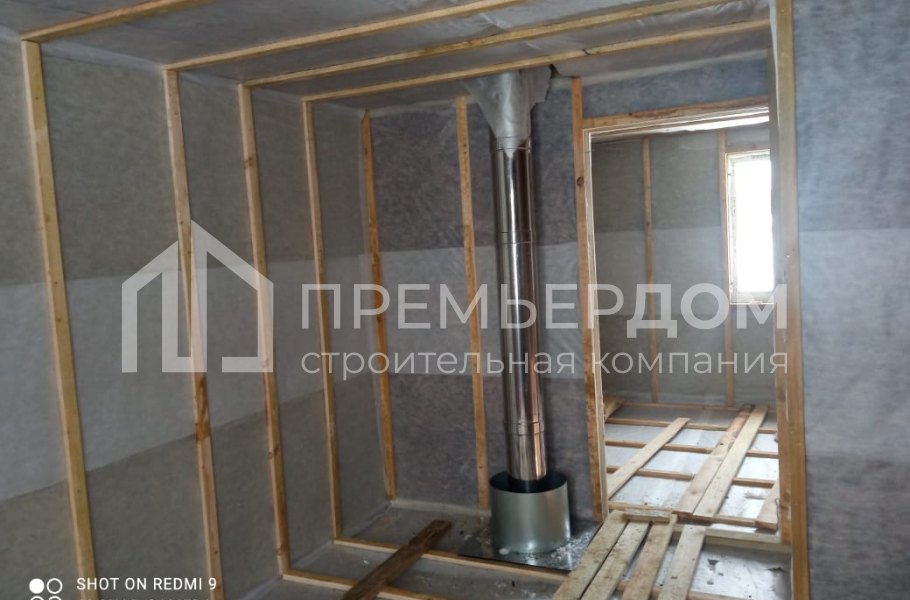 Фото со стройплощадок - Каркасный дом 6х7,5 м