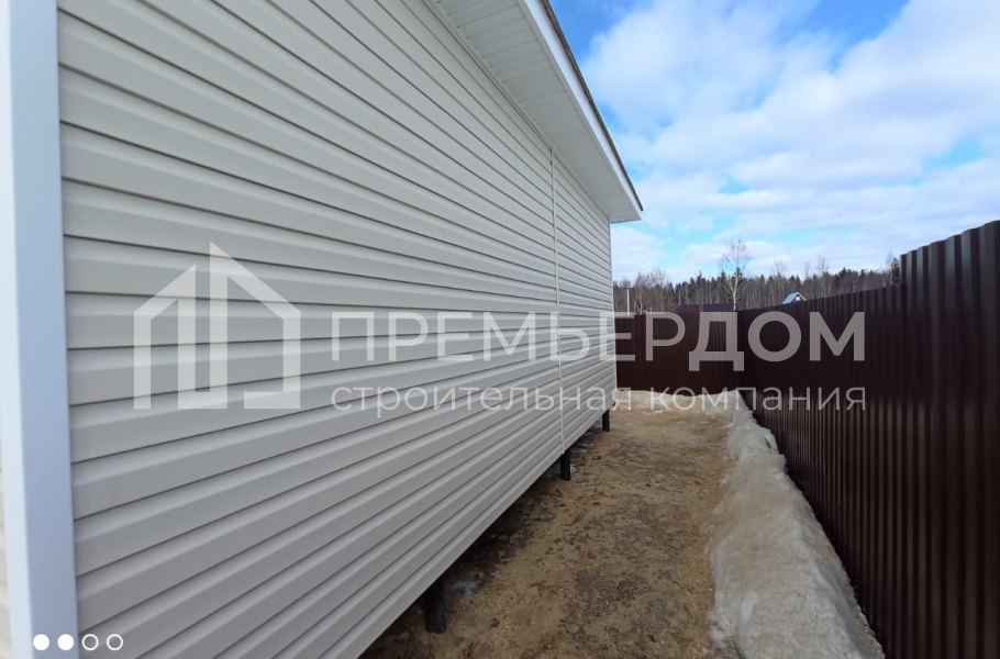 Фото со стройплощадок - Дом по проекту К-6 и баня