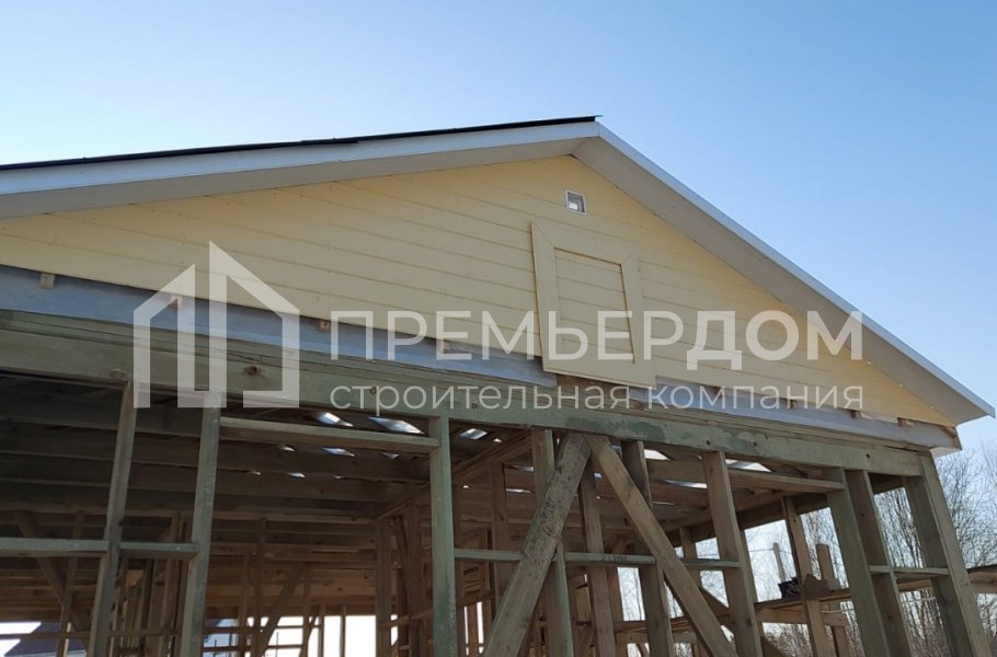 Фото со стройплощадок - Дом по проекту А-4