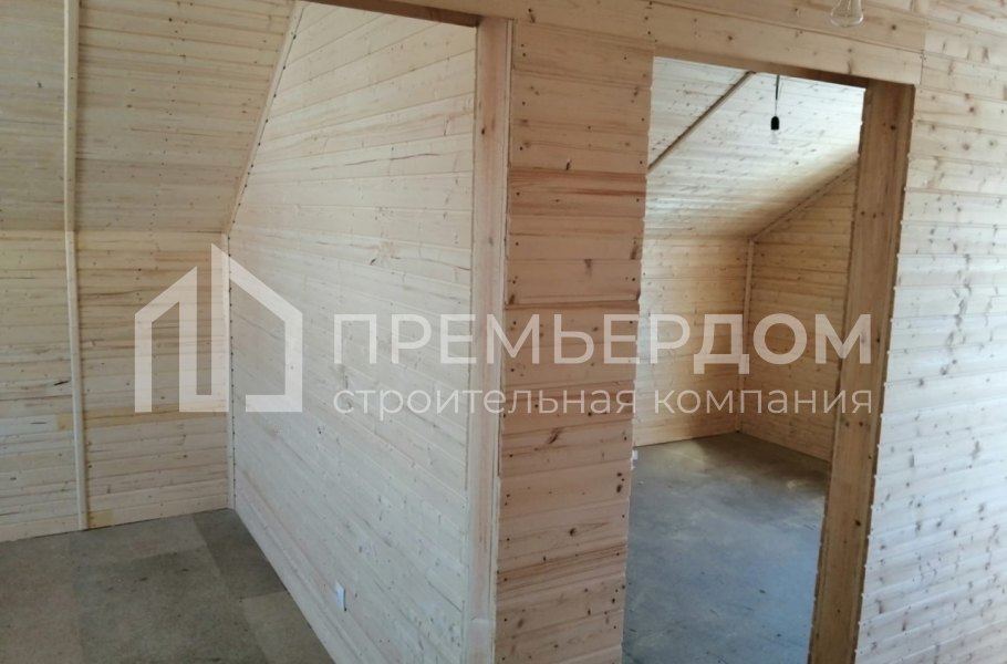 Фото со стройплощадок - Каркасный дом 8×8 м.