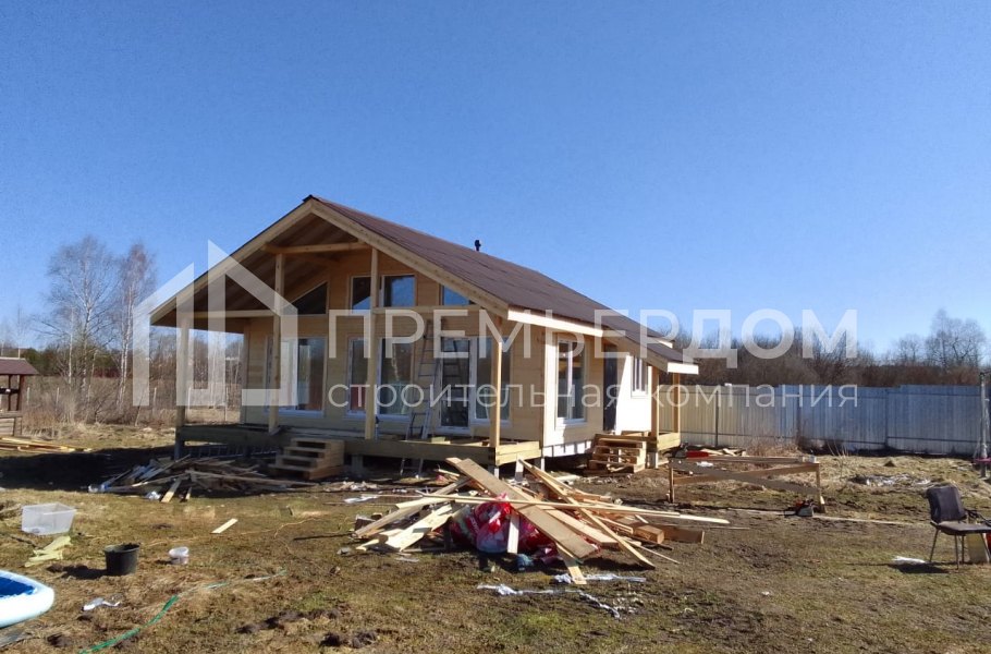 Фото со стройплощадок - Дом по проекту К-25