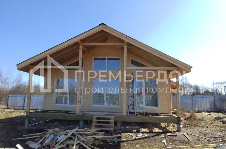 Фото со стройплощадок - Дом по проекту К-25